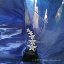 Star nouveau cristal blanc prix trophée